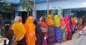 সিলেটে শান্তিপূর্নভাবে ভোটগ্রহণ চলছে