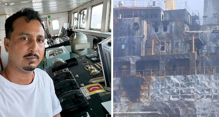 তেলবাহী ট্যাঙ্কারে ইরানের হা/ম/লা/য় ২ ভারতীয় নি/হ/ত