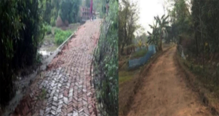 জকিগঞ্জে রাতের আঁধারে সরকারি ইট উধাও