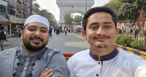 সিলেটে রিকশায় ঘুরছেন নাহিদ ও সারজিস