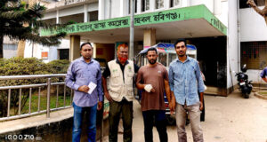 বাহুবলে সংরক্ষিত বনে গাছ কাটতে বাধা, গার্ডকে কুপিয়ে জখম