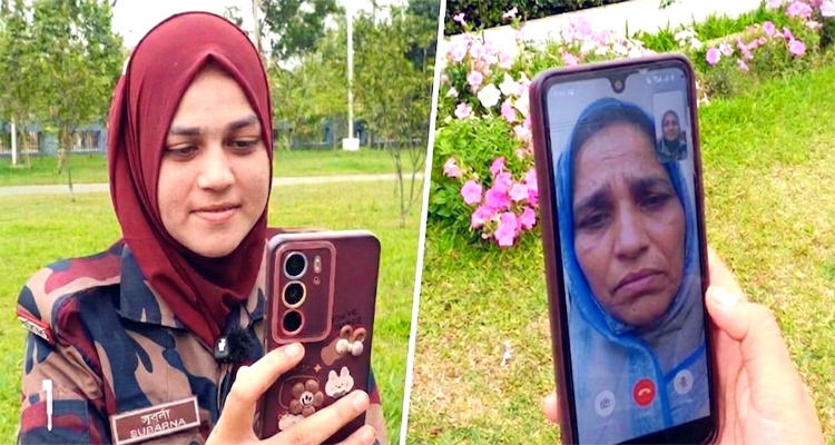 মায়ের চোখে জল, মেয়ের চোখে দেশ: সুবর্ণার অন্যরকম ঈদ