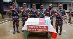 ভারত থেকে চোরাই পথে আসা ১৮ লাখ টাকা ভারতীয় ঔষধ জব্দ