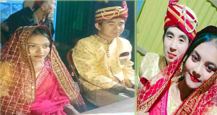 প্রেমের টানে বাংলাদেশে এসে বিয়ে করলেন ‍চীনা যুবক