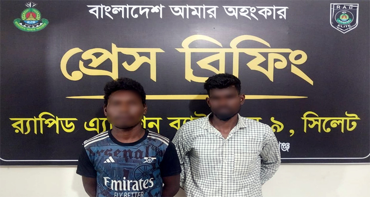 মাধবপুরে ৬০ কেজি গাঁজাসহ দুই যুবক গ্রেফতার