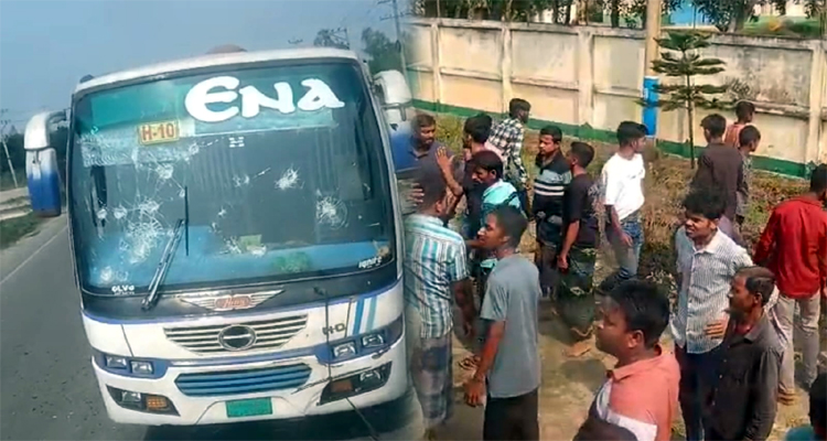 মাধবপুরে বাসের ধাক্কায় পথচারী নারী নিহত