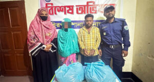 তাহিরপুরে গাঁজাসহ দুই জন আটক