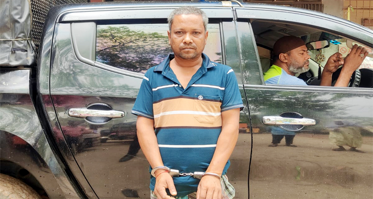 মাধবপুরে বিদেশি মদসহ আটক ১