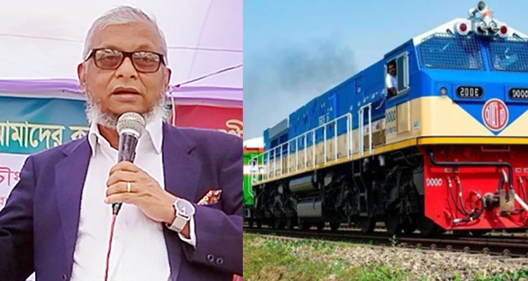 ঢাকা সিলেট রেললাইন ডাবল গেজ করা হবে এবং ১০০ কিলোমিটার স্পিডে ট্রেন চলবে