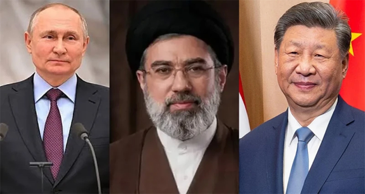 প্রকাশ্যে ইরানের পাশে দাঁড়িয়েছে রাশিয়া ও চীন