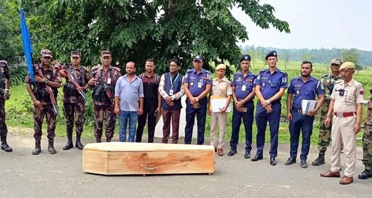 সীমান্ত দিয়ে বাংলাদেশি যুবকের মরদেহ হস্তান্তর করেছে বিএসএফ