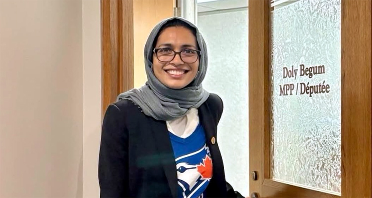 কানাডার পার্লামেন্টে প্রথম বাংলাদেশি এমপি মৌলভীবাজারের ডলি বেগম