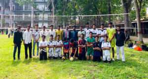 চুনারুঘাট সরকারি কলেজে ভলিবল প্রীতি ম্যাচ অনুষ্ঠিত