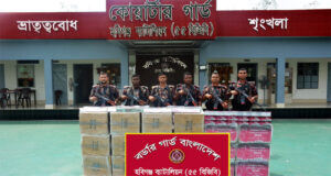 মাধবপুরে ৭৮ লাখ টাকার ভারতীয় পণ্য জব্দ