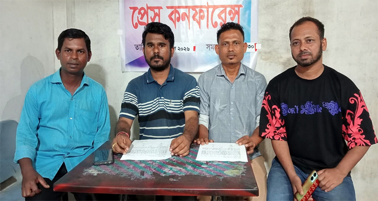 শাল্লায় জোরপূর্বক স্থায়ী বাঁধ নির্মাণের অভিযোগ