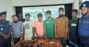 চুনারুঘাটে ট্রান্সফরমার চোরচক্রের ৬ সদস্য গ্রেপ্তার, মালামাল উদ্ধার