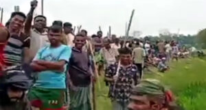 <span style='color:#ff0000;font-size:18px;'>সুনামগঞ্জে ১৪৪ ধারা জারি</span> <br/> ফসল রক্ষা বাঁধ কাটতে বাধা দেয়ায় সংঘর্ষে আহত ২০