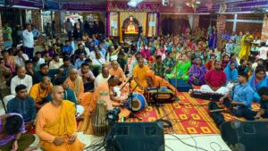 বিঘ্ননাশের প্রার্থনায় ইসকন সিলেট: নৃসিংহ চতুর্দশীতে ভক্তদের ঢল