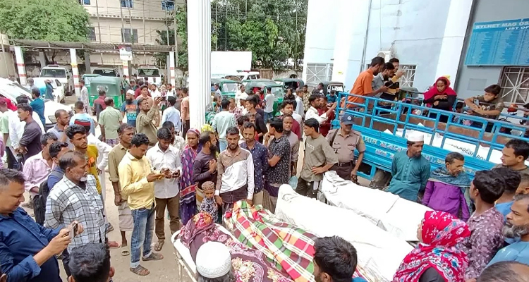সিলেটে ট্রাক ও পিকআপ সংঘর্ষে নিহত ৮