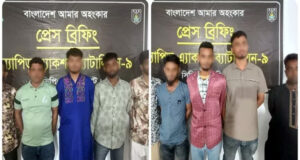 সিলেটে ছিনতাইকারী ও মোবাইল চোর চক্রের ১০ সদস্য গ্রেপ্তার