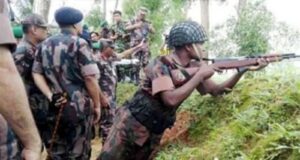 সিলেট সীমান্তে বিএসএফের গুলি, বিজিবির পাল্টা জবাব