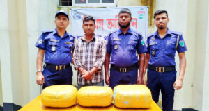 ৯ কেজি গাঁজাসহ পিকআপ জ/ব্দ, আ/ট/ক ১