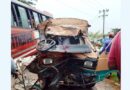 সুনামগঞ্জ-সিলেট মহাসড়কে বাস ও লেগুনার মুখোমুখি সংঘর্ষে নিহত ২