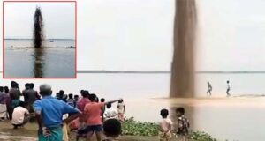 সুনামগঞ্জে টিউবওয়েলে বর্ষায় পানির মধ্যেই গ্যাস বের হচ্ছে
