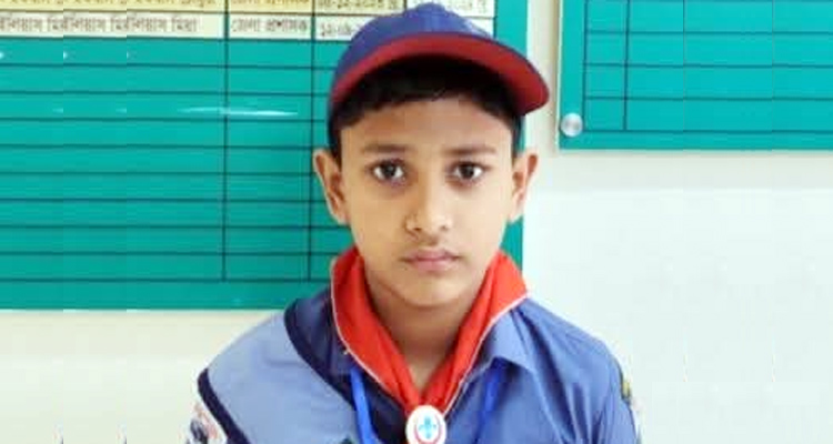 জাতীয় পর্যায়ে শাপলা কাব অ্যাওয়ার্ড অর্জন করলেন ছাতকের রাজবীর দেব