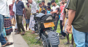 জৈন্তাপুরে সড়ক দুর্ঘটনায় মোটরসাইকেল আরোহী নিহত, আহত-১