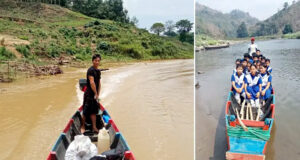 সহকর্মীদের বেতন জোগাতে নৌকা চালান প্রধান শিক্ষক