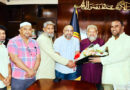 বিসিবি পরিচালক নির্বাচিত হওয়ায় সিসিক প্রশাসককে সিলেট মহানগর ব্যবসায়ী ঐক্য কল্যাণ পরিদের ফুলেল শুভেচ্ছা