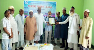 সিলেট ধ্রুবতারা সাহিত্য পরিষদের দবিরুল ইসলাম দবির এর স্বদেশ প্রত্যাবর্তনে সংবর্ধনা