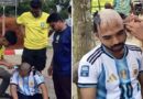 ব্রাজিলের জয়ে মাথা ন্যাড়া করলেন দুই আর্জেন্টিনা সমর্থক, ভিডিও ভাইরাল