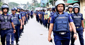 জননিরাপত্তা নিশ্চিত করতে পুলিশের ‘ফোর্স মবিলাইজেশন ড্রিল’ প্রস্তুতির মহড়া