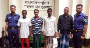 ছাতকে মাদক ব্যবসায়ী ও ওয়ারেন্টভুক্ত ৫ জন গ্রেফতার