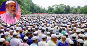 জমিয়ত নেতা মাওলানা আব্দুল জব্বারের জানাজায় হাজার হাজার মানুষের ঢল