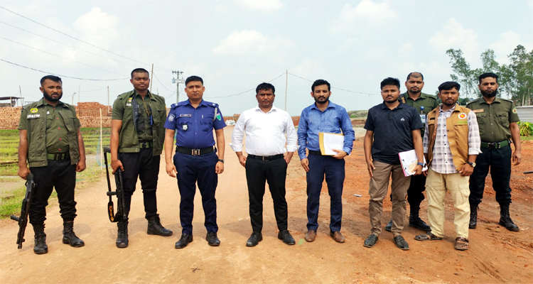 লাখাইয়ে দুই ইট ভাটাকে ৬ লক্ষ টাকা জরিমানা 