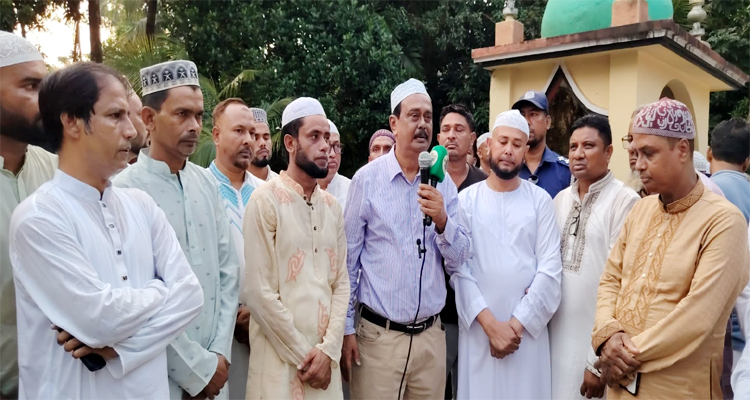 ছাতকে সড়ক দুর্ঘটনায় নিহত সাইফুর রহমান সাহেদ’র জানাজা সম্পন্ন