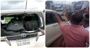 গোলাপগঞ্জে সারজিস আলমের গাড়িতে হামলা