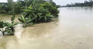 সিলেটের দুই নদীর পানি বিপৎসীমার ওপরে