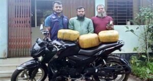মাধবপুরে ১০ কেজি গাঁজাসহ মাদক ব্যবসায়ী গ্রেফতার