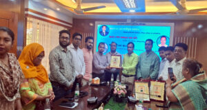 একই সাথে তিন কর্মকর্তার বিদায় সংবর্ধনা, নবীগঞ্জে আবেগঘন পরিবেশ