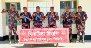 সিলেট সীমান্তে ভারতীয় ৪ এয়ারগান জব্দ