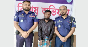 লাখাইয়ে বাড়ীঘর ভাঙচুর ও লুটপাটের মামলার প্রধান আসামী গ্রেফতার