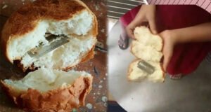 বিদ্যালয়ের শিক্ষার্থীদের টিফিনের রুটির ভেতর মিলল ধারালো ব্লেড