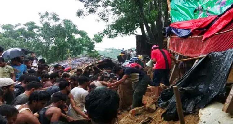 ভারী বৃষ্টিতে পাহাড় ধসে নিহত বেড়ে ১৯