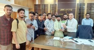 সিলেটে নবাগত জেলা প্রশাসকের সাথে সোসাইটি অব জাতীয় গণমাধ্যম কমিশনের মতবিনিময়