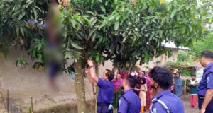 নবীগঞ্জে আমগাছ থেকে ঝুলন্ত অবস্থায় যুবকের মরদেহ উদ্ধার