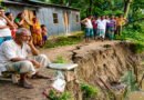 আজমিরীগঞ্জে কুশিয়ারার ভয়াল ভাঙনে বিলীন হচ্ছে বসতভিটা